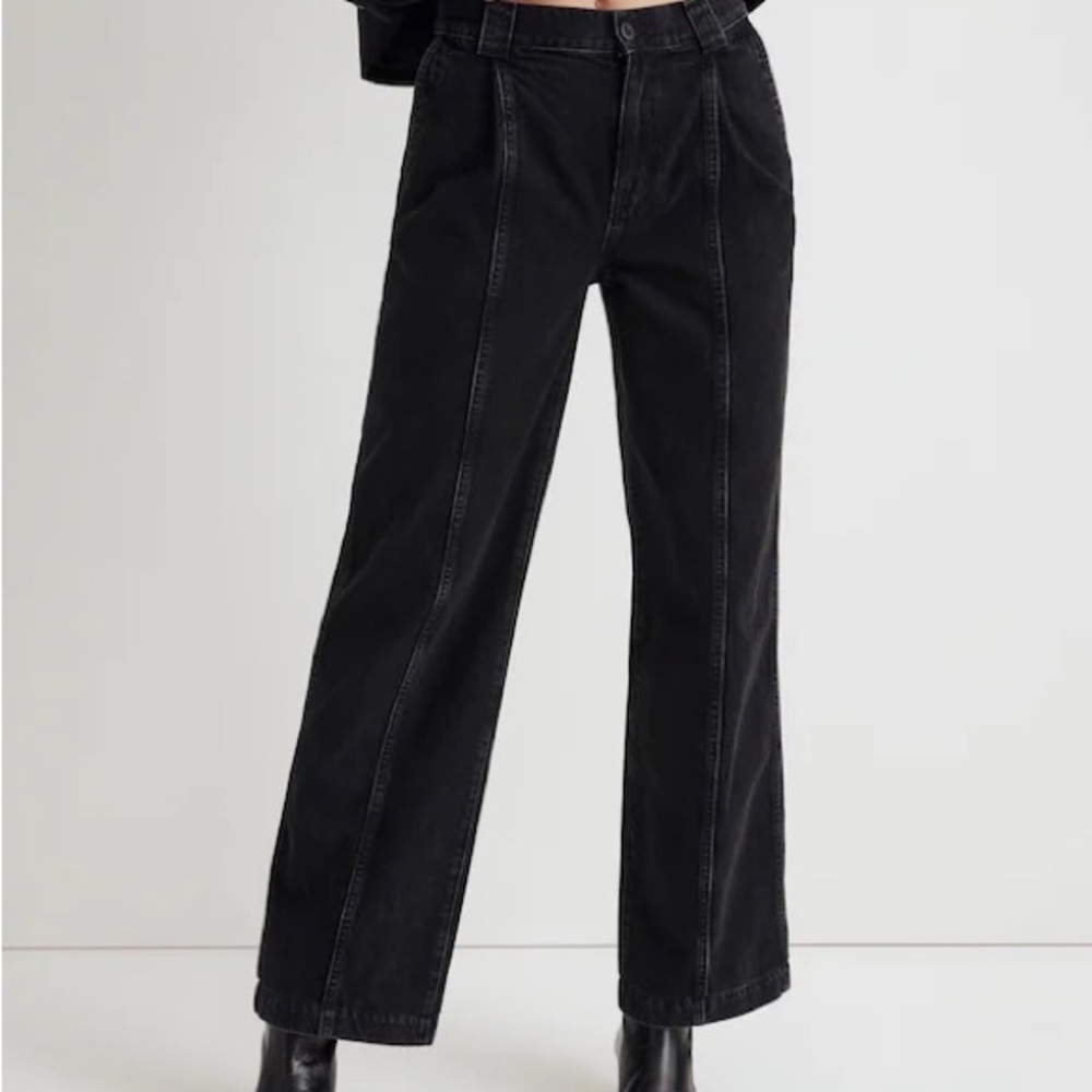 NWT Madewell The Perfect Vintage Wide-Leg Trouser: Seam Edition